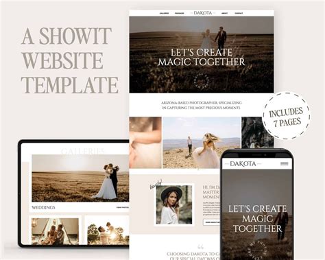 Showit Photography Templates
