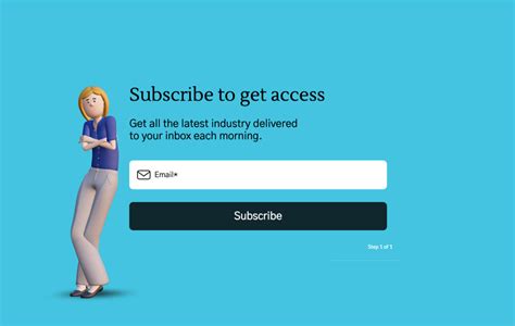 Sign Up Newsletter Template