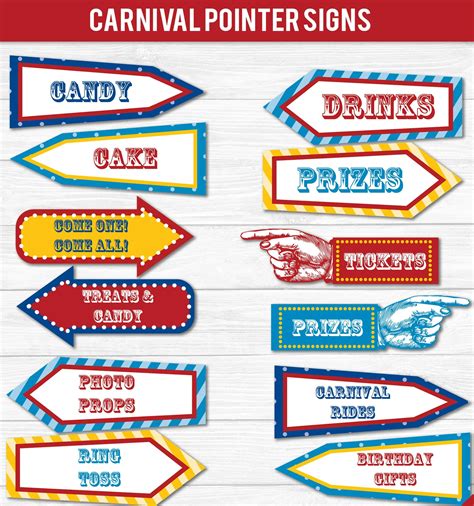 Signs Template Free