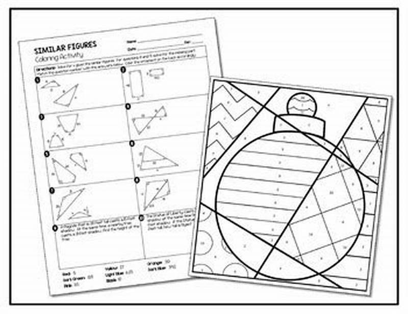 Similar Figures Coloring Activity Answer Key