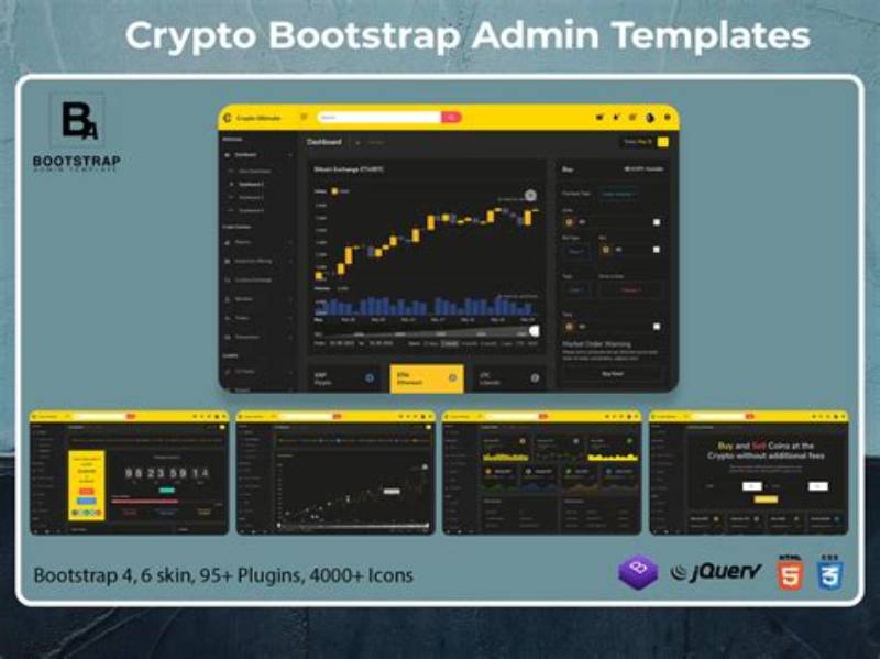 Simple Bootstrap Template Crypto