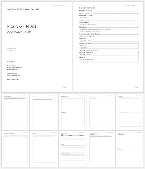 Simple Business Plan Template Word