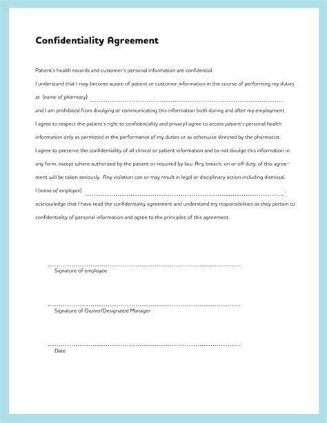 Simple Confidentiality Agreement Template