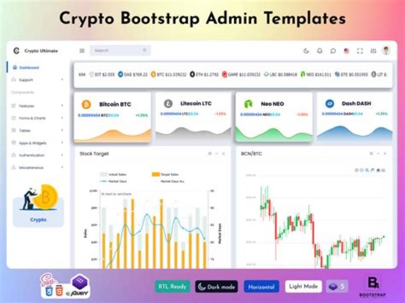Simple Crypto Bootstrap Template Fast