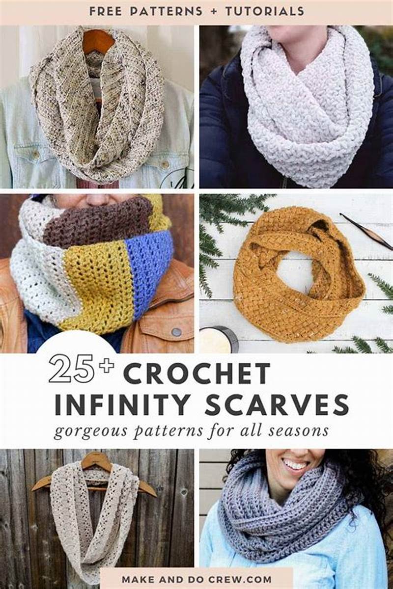 Simple Infinity Scarf Crochet Pattern