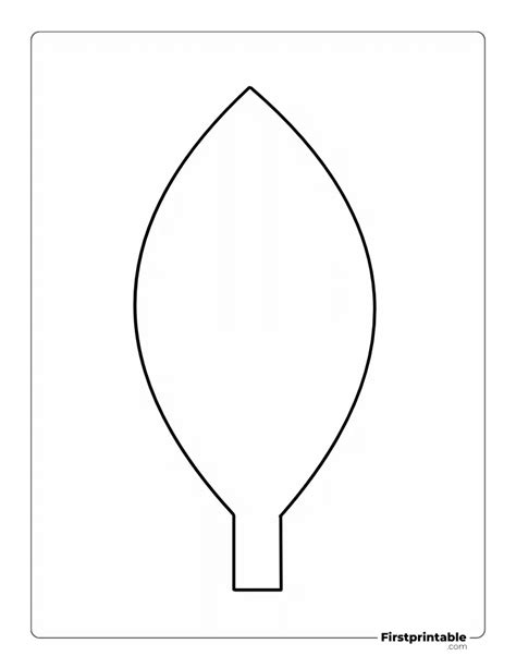 Simple Leaf Template