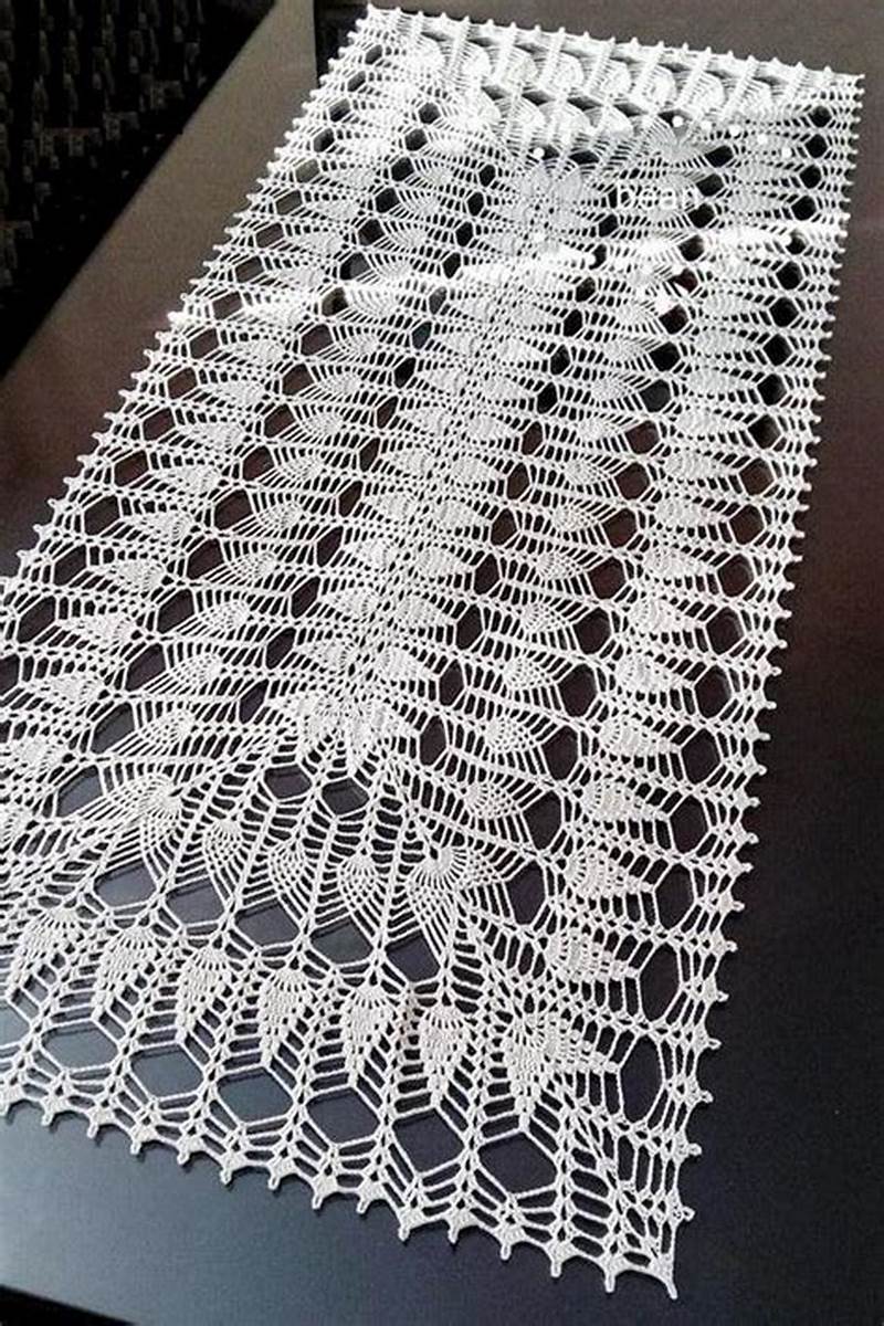 Simple Rectangular Crochet Tablecloth Pattern Free
