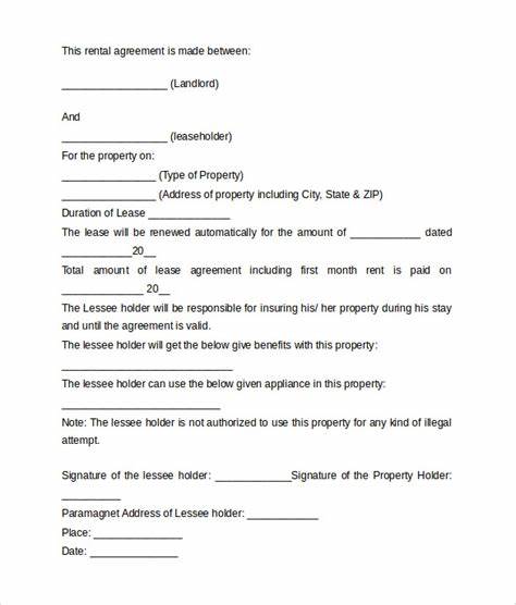 New agreement letter form 891