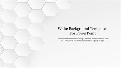 Simple White Ppt Templates
