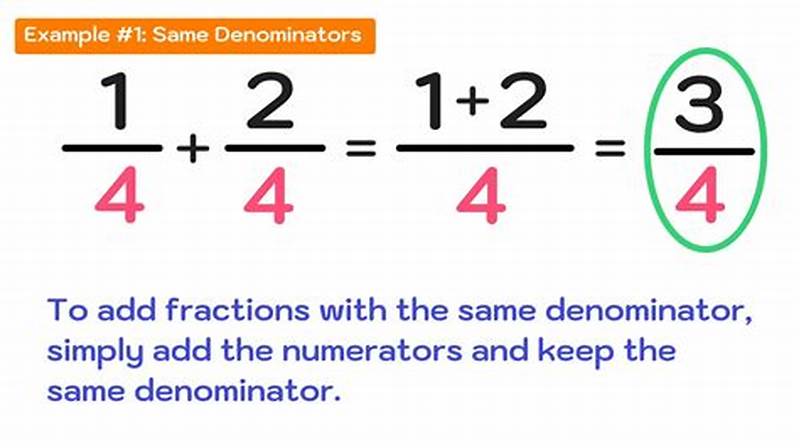 Simplest Form Adding Fractions