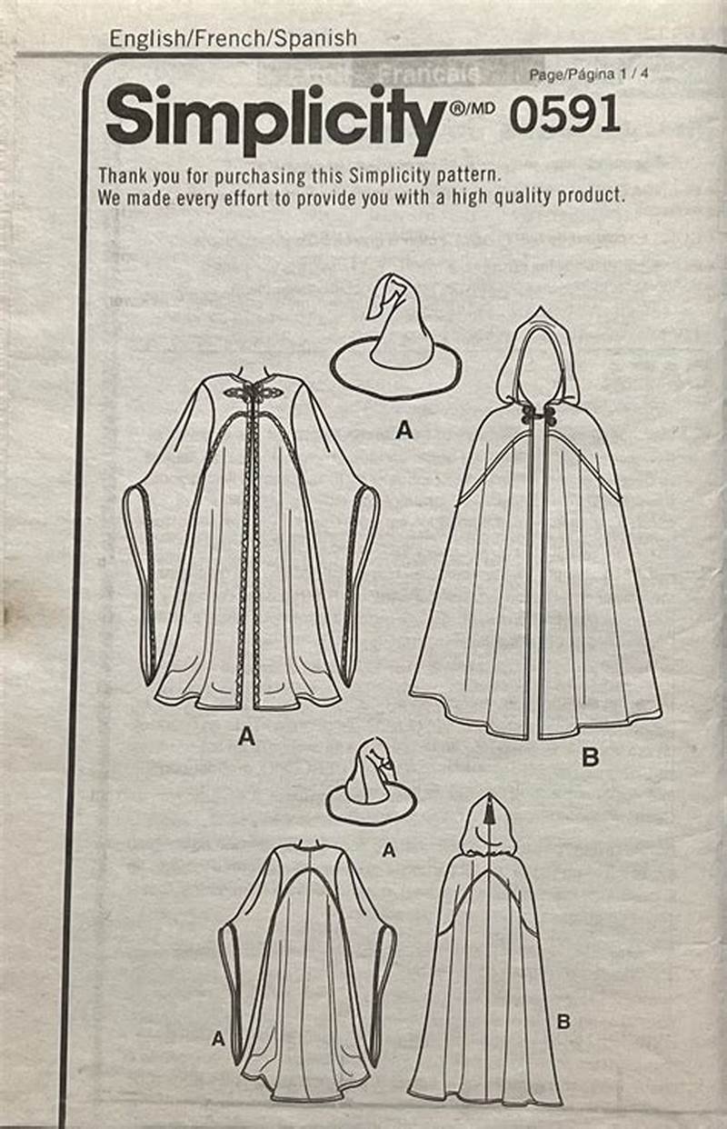 Simplicity Cloak Pattern
