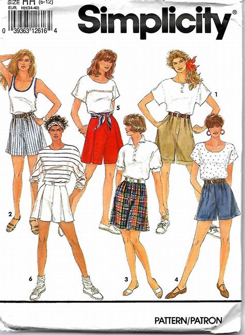 Simplicity Shorts Pattern