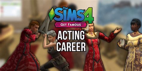 Sims 4 Actor Career