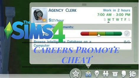 Sims 4 Career Promotion Cheat