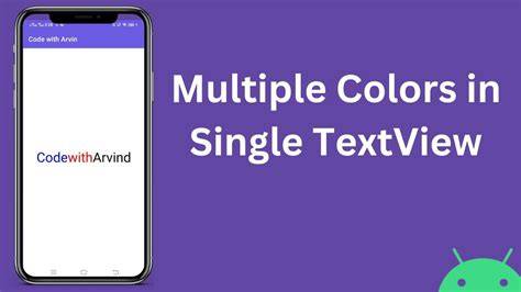 Single TextView with multiple colored text