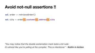 Single exclamation mark in Kotlin