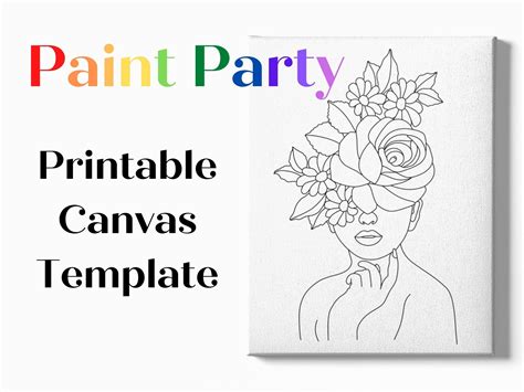 Sip And Paint Templates