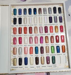 Sistaco Colour Chart
