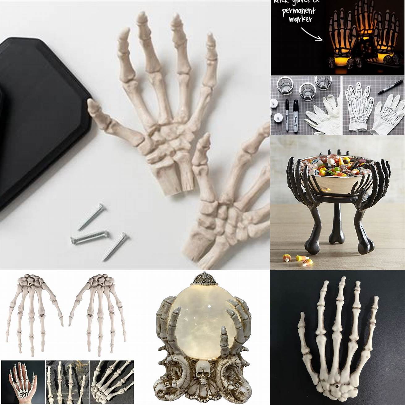 Skeleton hands