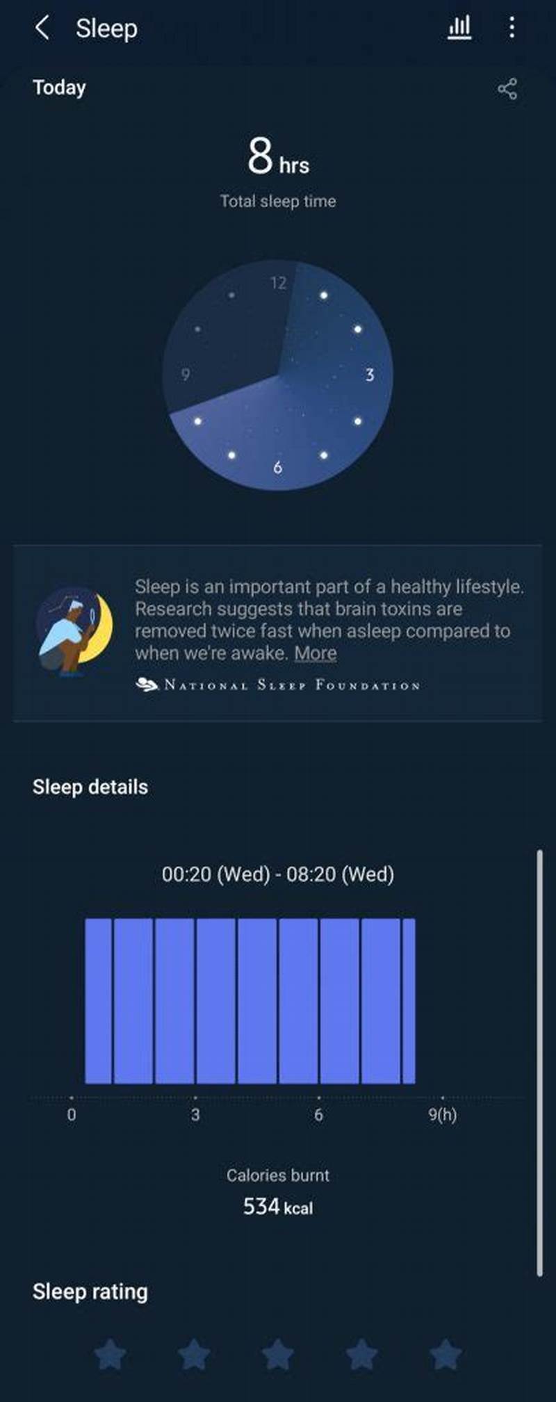 Sleep Pattern App