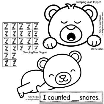 Sleeping Bear Template Printable