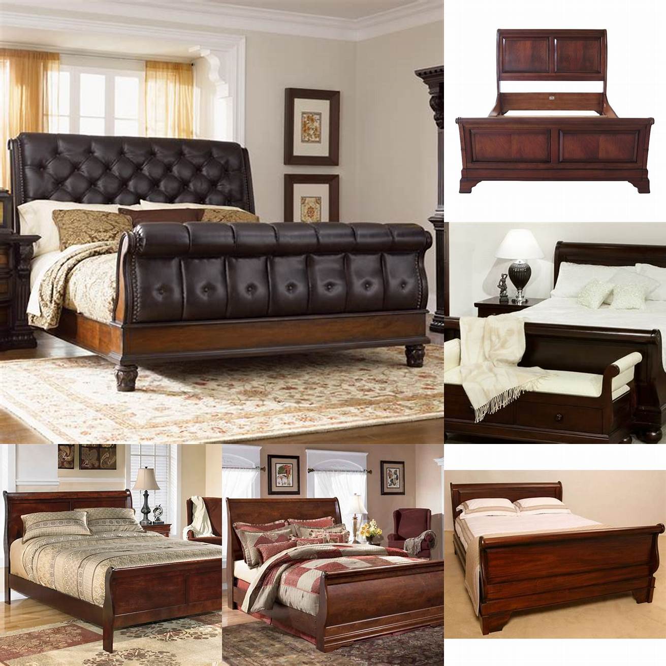 Sleigh Bed Posts
