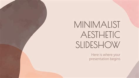 Slideshow Templates Aesthetic