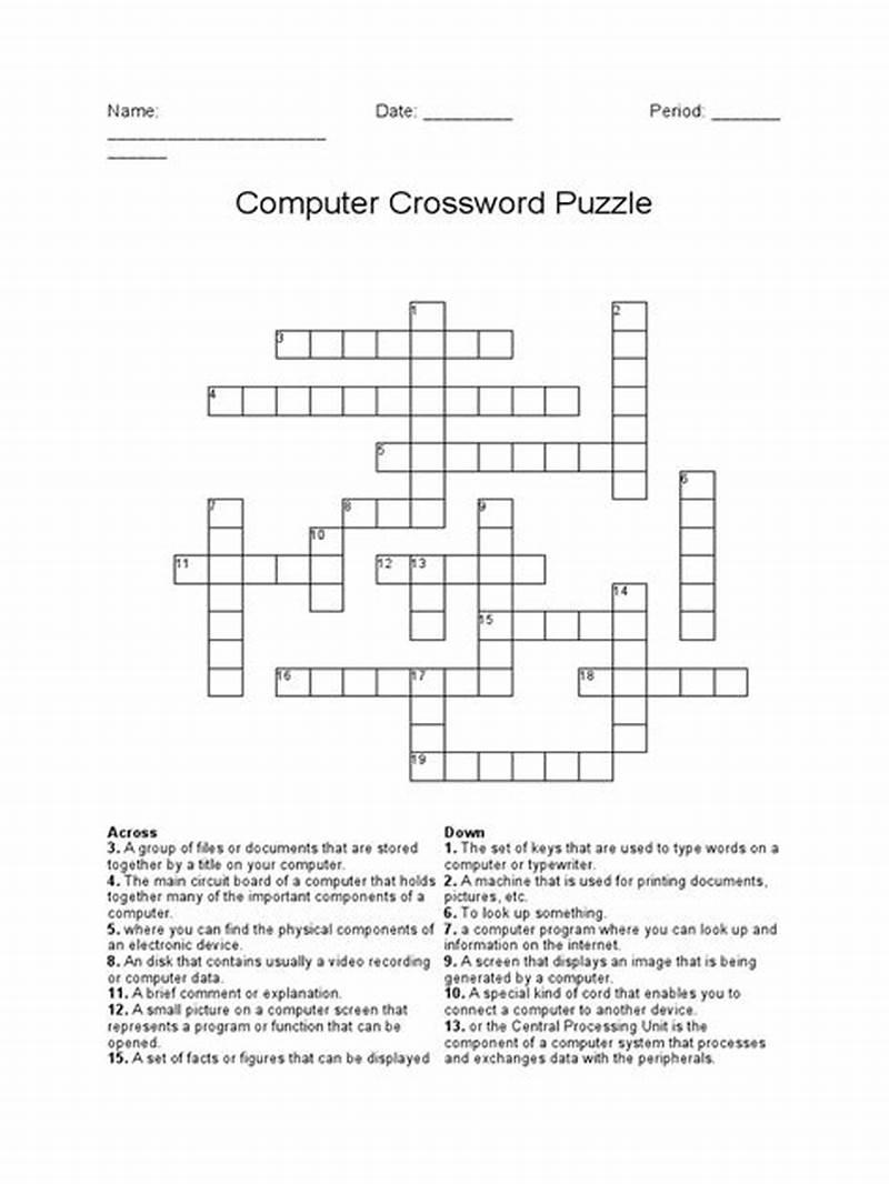 Sloppy Computer Programs Crossword