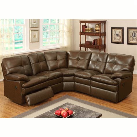 Small Brown Sectional Sofa
