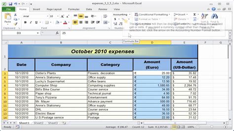 Small Business Excel Accounting Template