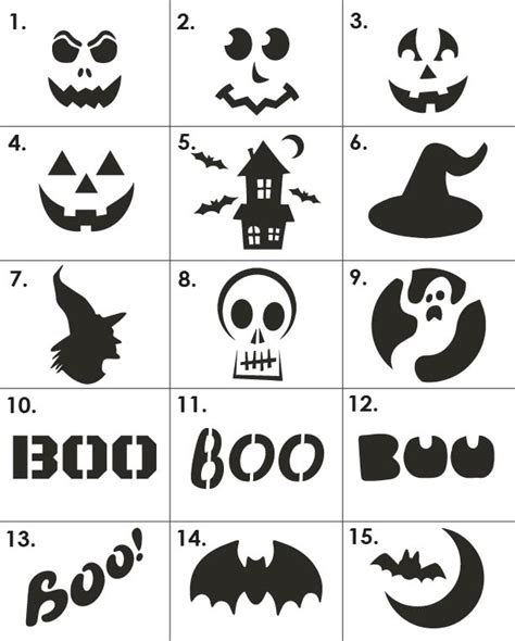 Small Pumpkin Stencils Printable
