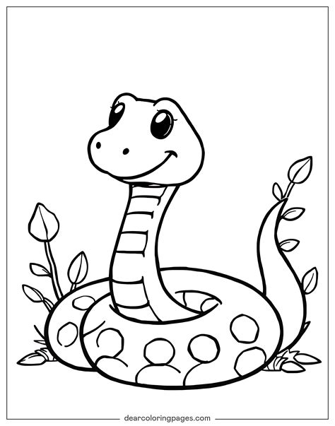 Snake Printable Coloring Pages