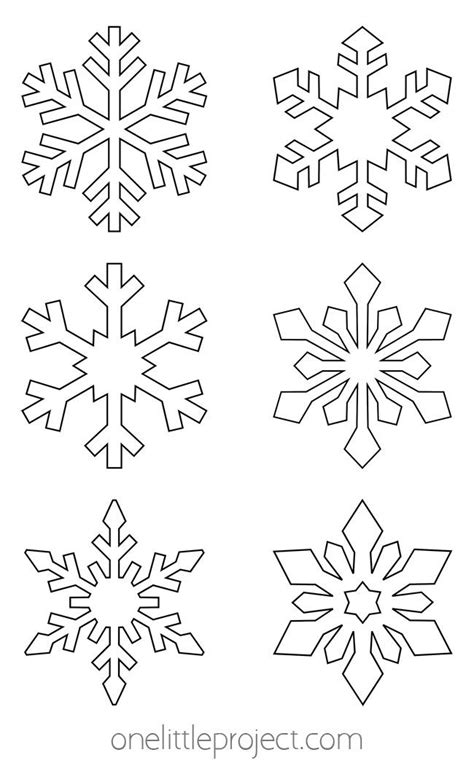 Snow Flake Templates