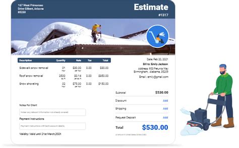 Snow Removal Quote Template