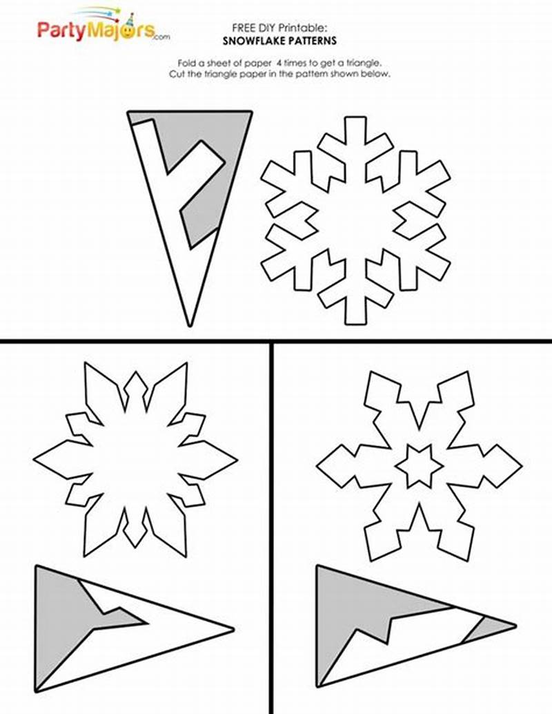 Snowflake Cut Out Pattern