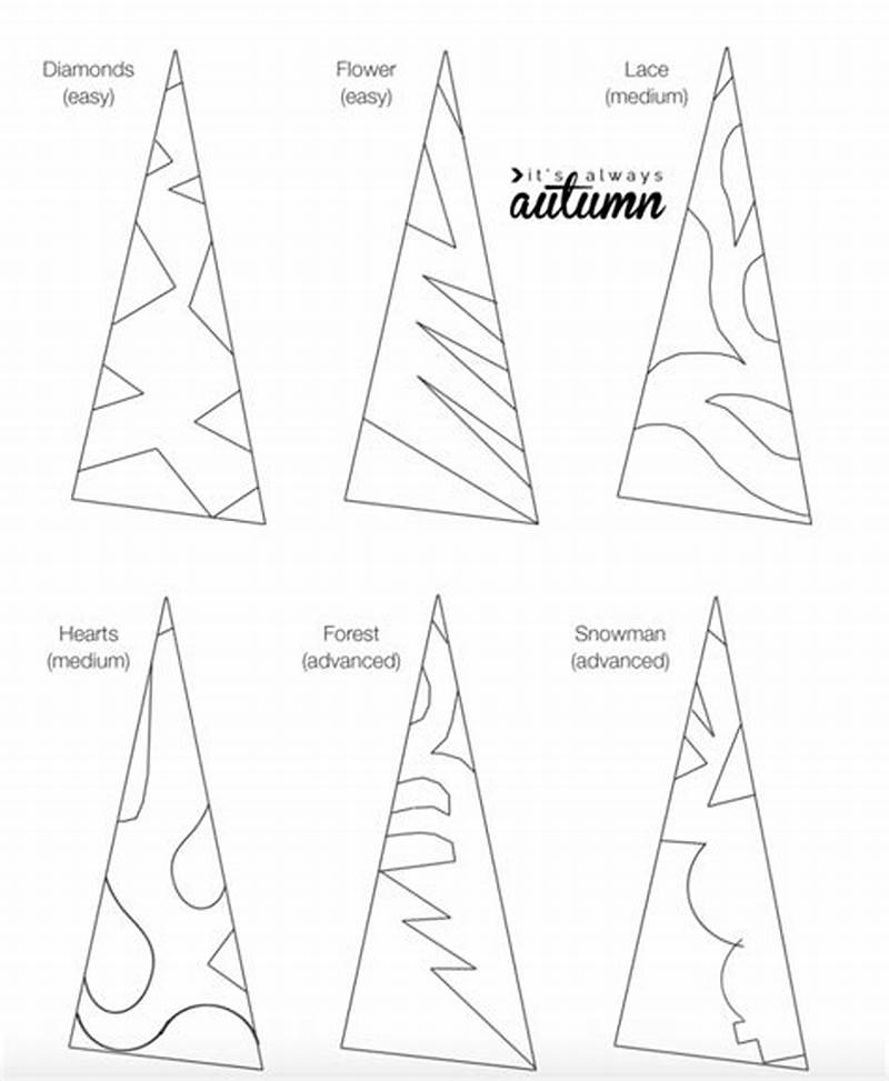 Snowflake Pattern Templates