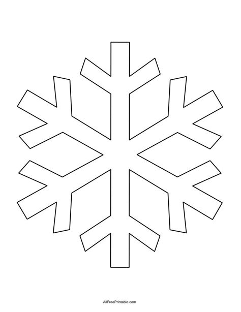 Snowflake Printable Free
