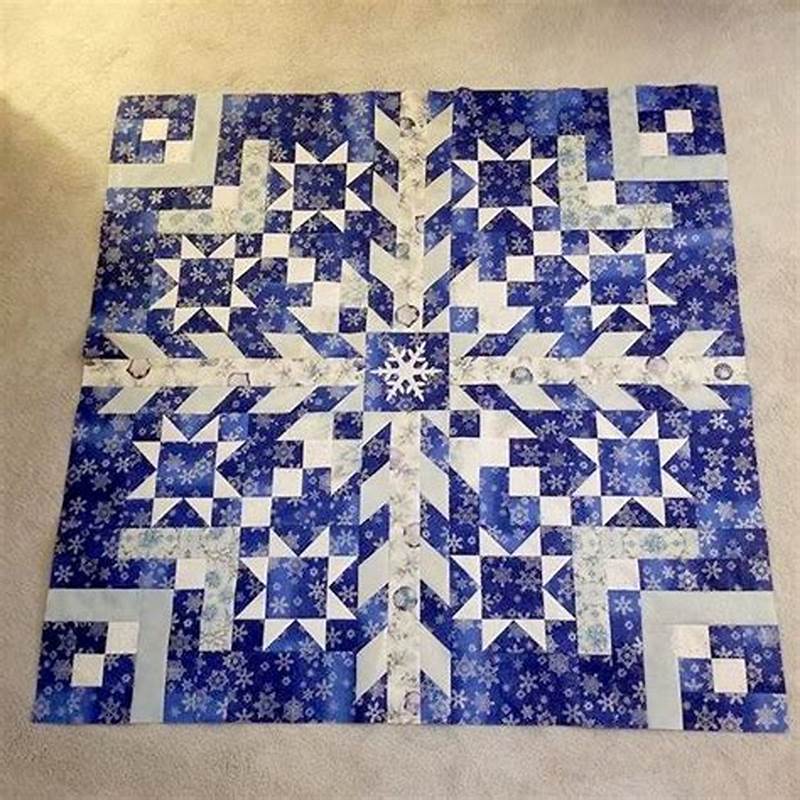 Snowflakes Quilt Pattern