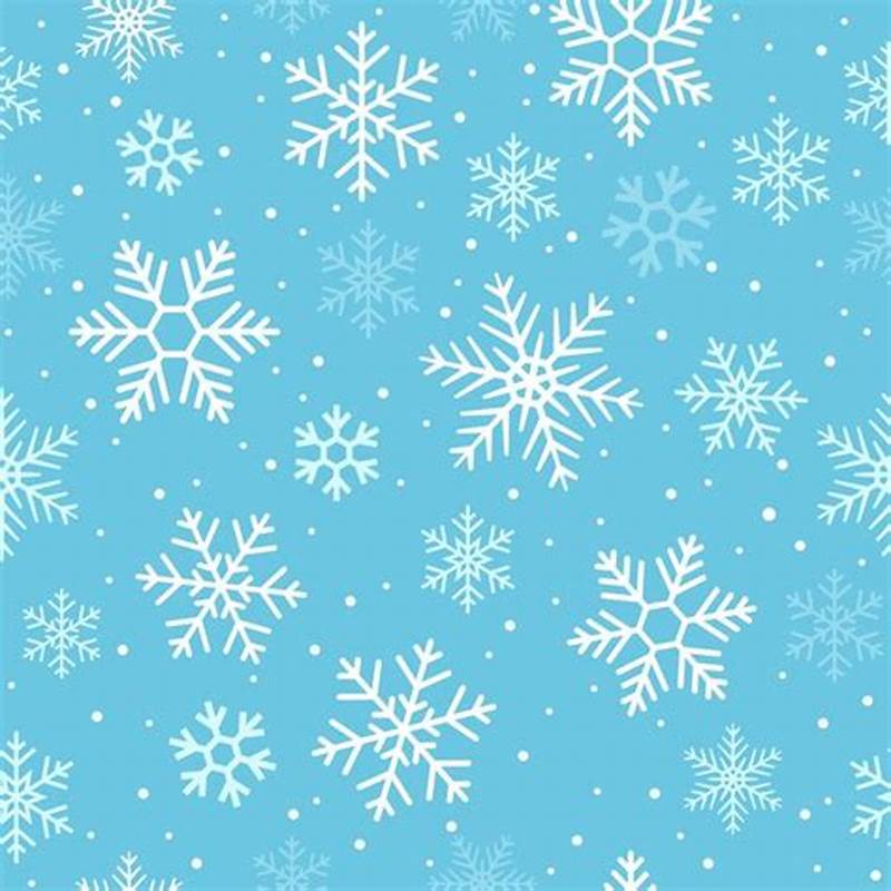 Snowflakes Seamless Pattern