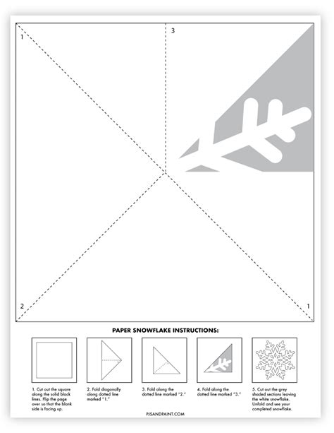 Snowflakes Template To Print
