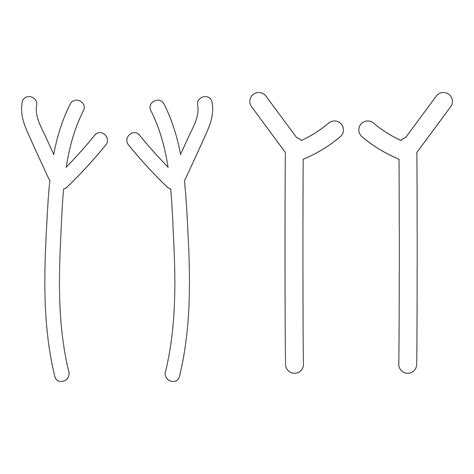 Snowman Arms Template