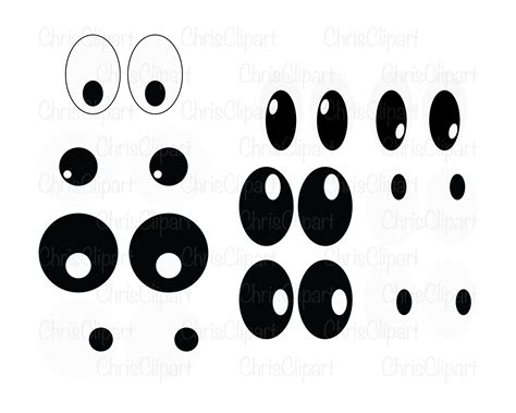 Snowman Eyes Template