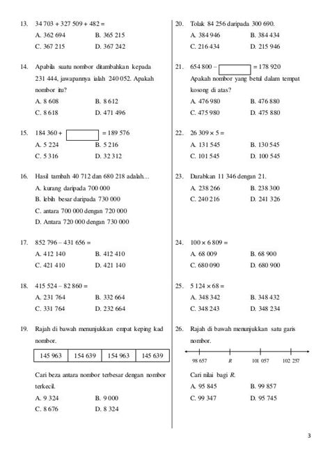 Soalan Matematik Bahagi Tahun 5 Image