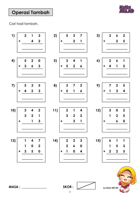 Soalan Matematik Tahun 3 Operasi Bergabung Image