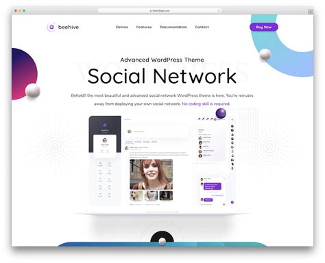 Social Network Web Template