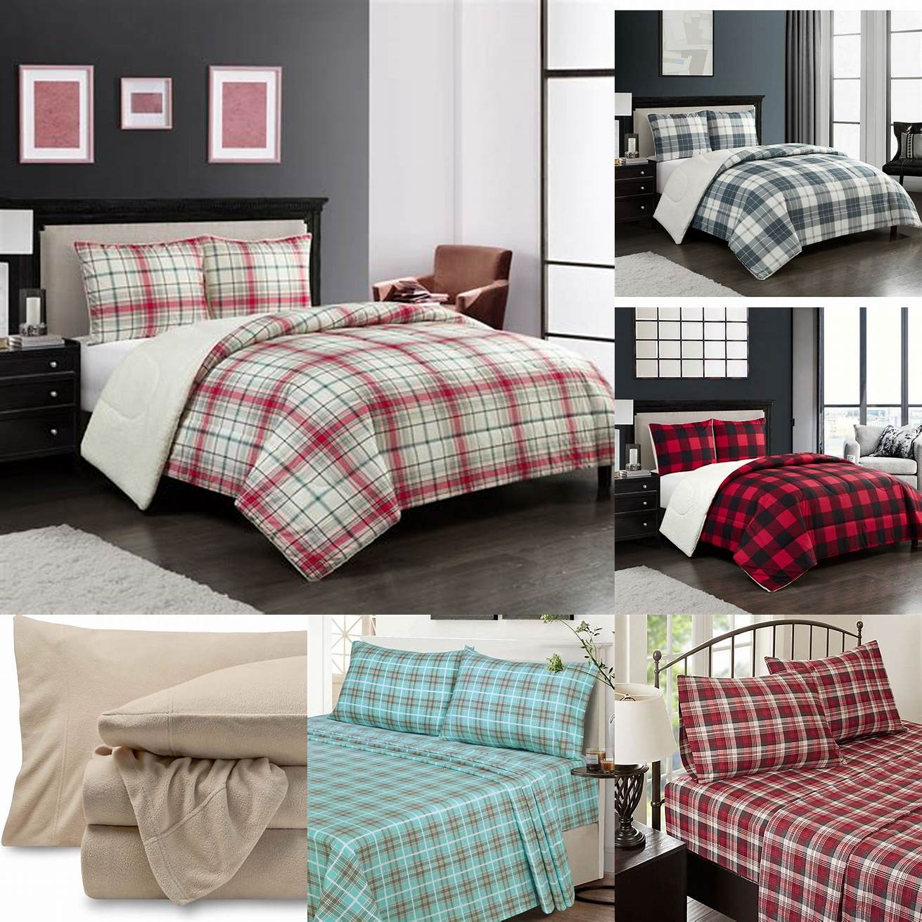 Soft and cozy flannel sheet set
