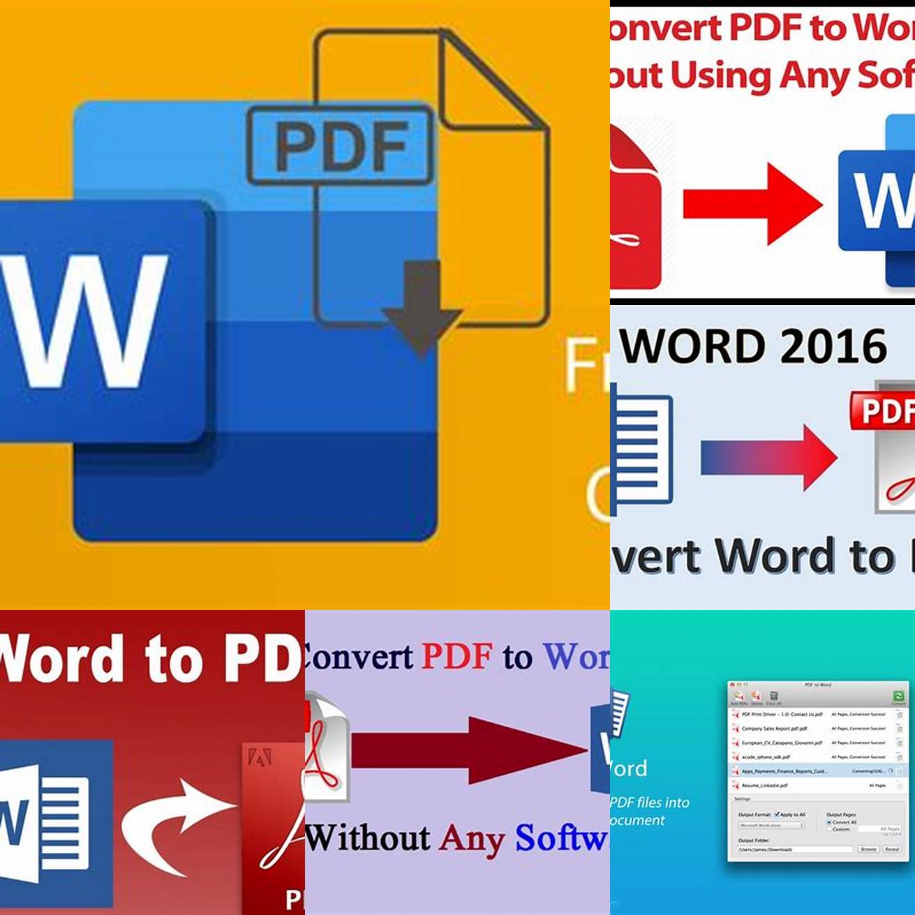 Software Converter PDF to Word