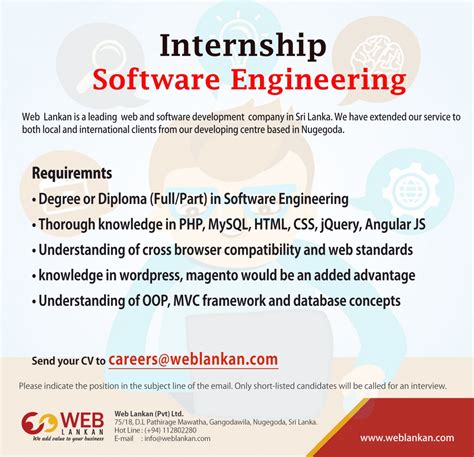 Software Engineer Intern Role