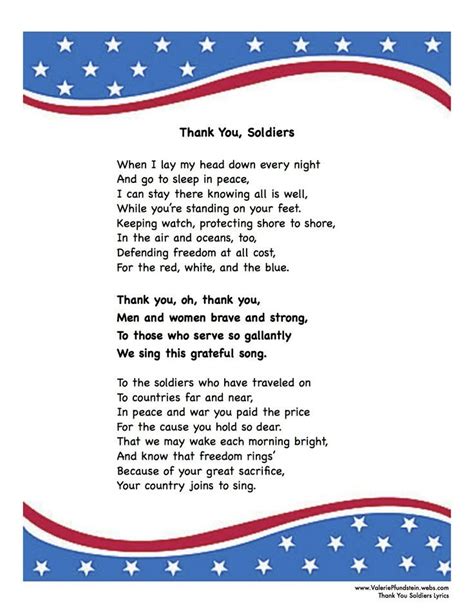 Soldier Letter Template