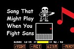 Song That Might Play When You Fight Papyrus
